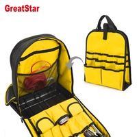 Greatstar Sac multi-poches durable de grande capacité Sac à outils 16 "Sacs à dos Kit d'outils Sac à main pour électricien