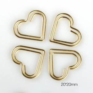 Trái Tim Nhỏ Hình Dạng Vàng Kẹp Giấy - Product Image 4