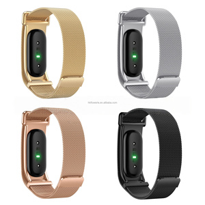 Bracelet magnétique hypoallergénique de qualité supérieure, en acier inoxydable milanais, bracelet de remplacement pour montre connectée Google Fitbit Air - Product Image 4