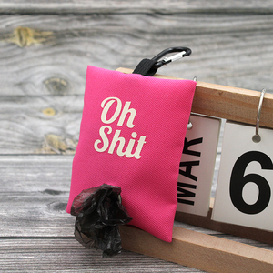 YY envío rápido dispensador de bolsas de basura para perros, soporte para bolsa de caca de perro de lona multicolor, accesorios de suministro para mascotas de gran venta - Product Image 3