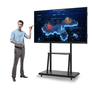 65 75 86 100 Tablero interactivo digital de 110 pulgadas Pantalla táctil para el aula Panel plano Pizarra interactiva Tablero inteligente - Product Image 1