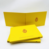 Vente en gros Cadeau d'affaire populaire Livre vidéo d'artisanat en papier à couverture rigide personnalisé Brochure vidéo de carte de voeux A5 de 7 pouces