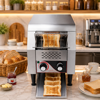 Grille-pain commercial Sanying avec plateau à miettes amovible et convoyeur à bande automatique, à poser sur table, en vente