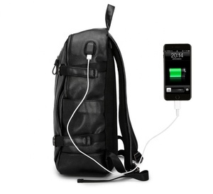 กระเป๋าเป้สะพายหลังสำหรับนักเรียนวัยรุ่น,กระเป๋าสะพายหลังแฟชั่นหนัง Pu ขนาดใหญ่พร้อมกระเป๋าสตางค์ Rugzak กันกลิ่น - Product Image 3