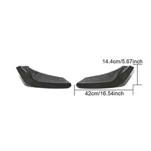 Pour Chevrolet Corvette Stingray C8, séparateurs de pare-chocs arrière en carbone véritable, canards, ailerons, <span class=keywords><strong>2020</strong></span> <span class=keywords><strong>2021</strong></span> - Product Image 2