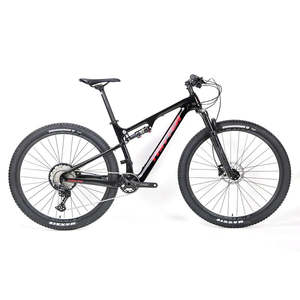 ร้านของเรา OEM ภาษาจีน27.5นิ้ว MTB 21คาร์บอนจักรยานเสือภูเขาแบบเต็มระบบกันสะเทือน27สปีดอานอลูมิเนียมสีดำใส่สบาย - Product Image 6