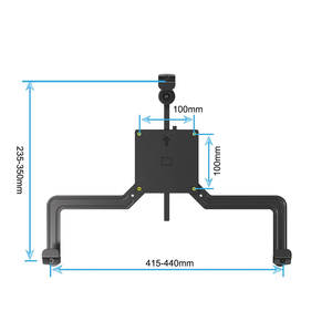 CHARMOUNT Adaptor Dudukan VESA Universal Populer, Adaptor Pemasangan Monitor Non-VESA untuk Layar Komputer 19 hingga 32 Inci - Product Image 3