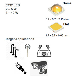 Renk Sıcaklığı 2500K - 5000K OSLON SSL 80 GW CS8PM1.EM CRI 80 AMS-OSRAM 3030 LED Çip Diyot <span class=keywords><strong>3V</strong></span> 3W Yüksek Güçlü Beyaz Sıcak - Product Image 6