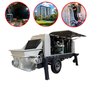 Bomba de Hormigón Eléctrica de Alta Presión, de Uso Industrial, Integrada, de Alta Capacidad de Carga y Productividad de 25m/h, Directo de Fábrica - Product Image 1