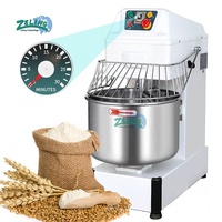 Amasadora Espiral Comercial de 30L, Doble Velocidad, Doble Acción, para Pan y Pizza, Ideal para Pequeñas Panaderías