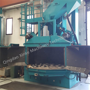 Máquina Granalladora Rotativa Automática para Limpieza de Superficies Metálicas con Granalla de Acero y Componentes Centrales de Motor PLC - Product Image 5