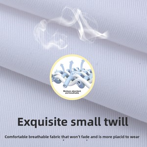 Uniforme de Chef Homme Manches Courtes Vêtements de Cuisine Hôtelière Été Respirant Léger pour Boulanger - Vente en Gros - Product Image 3