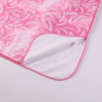 Serviette légère personnalisable en microfibre ultra-fine à capuche, rectangulaire, imprimée, en velours double face, séchage rapide et absorbante