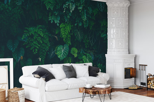 Papier peint 3D imperméable personnalisé, motif <span class=keywords><strong>jungle</strong></span> sombre, à coller, pour salle de bain, salon, fond de canapé, autocollant <span class=keywords><strong>mural</strong></span>, taille personnalisée - Product Image 4