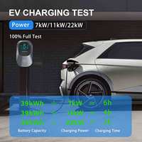 Nuevo Cargador para Vehículos Eléctricos de 7kw Tipo 2, Wallbox 32a 220v Monofásico, Inteligente para el Hogar, con Wifi, App, Certificaciones CE, TUV, UKCA, RoHS, IEC 61851, EN 61851, Logotipo Personalizado