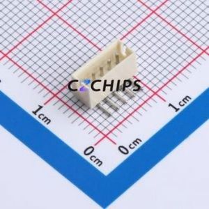 BX-ZH1.5-5PWZ Wire-to-Board Pin Header Bent Lead Through Hole,P=1.5mm Connector 1x5P 1.5mm Right Angle Insert ZH - Product Image 1