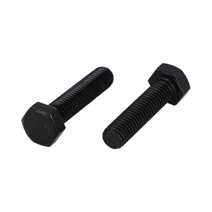 Boyutları ile 8.8 sınıf karbon çelik altıgen vidalı cıvata dış M3-M30 çinko kaplama veya siyah oksit kaplama ISO/ASME/DIN933 standart - Product Image 3