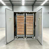 Incubateur d'œufs pour usage agricole, capacité 10 000 œufs, machine à couver les œufs de poulet, canard, oie, grande capacité, entièrement automatique, pour poussins, canards, perroquets.
