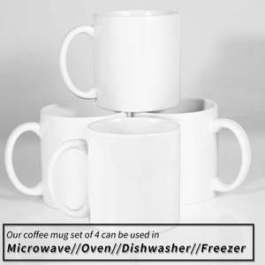 Mug en céramique blanc vierge de 11 oz et 15 oz avec poignée pour impression par sublimation, expédié depuis l'entrepôt chinois - Product Image 3