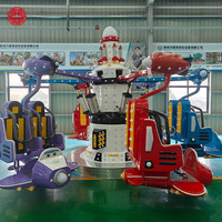 Aire de jeux extérieure sautant des manèges de parc d'attractions Kiddle Flying Chair Flying Man Bounce Game Machine