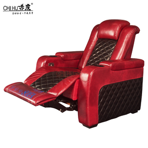 El cine de lujo sofá micro-fibra de cuero motorizado del teatro reclinable asientos Cine en Casa silla - Product Image 1