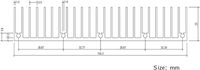 Radiateur de dissipateur thermique en aluminium personnalisé pour circuit imprimé Dissipateurs de chaleur pour circuits imprimés Led Cooling Cooling Cooler Amplifier Transistor Semiconductor Device