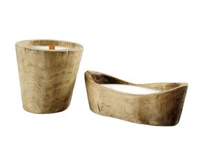 Bougie parfumée Distress ovale à mèches en bois multiples - Product Image 5