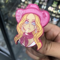 Épingles de broche rose perle en métal personnalisé chien épingle en émail Logo métal artisanat perles tourbillons épinglette avec pochette en caoutchouc