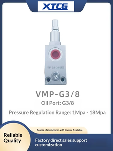 Vanne de décharge de tuyau hydraulique Vanne de régulation de pression <span class=keywords><strong>VMP</strong></span> G1/2 <span class=keywords><strong>VMP</strong></span> G3/4 Vanne de pression réglable manuellement Série VMP3/8 OM G3/8 - Product Image 5
