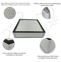 Ulpa Luftfilter U17 Golden Supplier Laminar Flow Hood Reinraum 24x24x12 Glasfasermedium H13 H14 Mini-Plissee HEPA-Filter