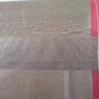 Banda de malla de PTFE para horno laminador, banda transportadora de malla abierta de PTFE, resistente al calor, antiadherente, rieles guía personalizados