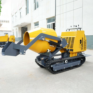 เครื่องผสมคอนกรีตแบบตีนตะขาบขนาดเล็ก 300 ลิตร ระบบไฮดรอลิก ขับเคลื่อนด้วยเครื่องยนต์เบนซินและมอเตอร์  พร้อมระบบยกเทอัตโนมัติ ประสิทธิภาพสูง - Product Image 3