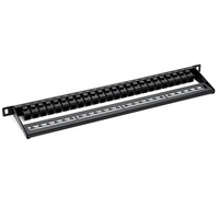 Cat6 Panel Patch untuk Inline Keystone ukuran Mini 0.5U 24 Port Cat5 tipe baru
