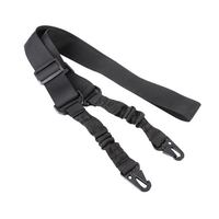 Sangle de fusil tactique réglable à 2 points, corde en nylon robuste pour le paintball/la chasse