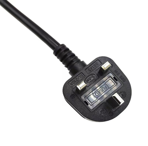 Cordon d'alimentation CA pour ordinateur portable britannique personnalisable, avec longueurs de câble allant de 0,5 m à 10 m, prenant en charge des courants de 3 A à 13 A - Product Image 2