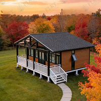 Maison préfabriquée légère en acier FLKT, maison de luxe en conteneur extensible de 20 pieds, maison modulaire pliable, mini-maison