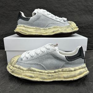 Zapatos Retro de Hombre con Cordones de Cuero Genuino, Diseño Simple en Combinación de Colores Panda, Marca Muy Popular - Product Image 1