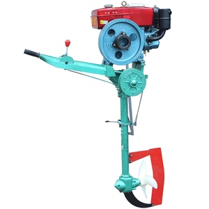 Vertical Outboard Sterndrive Thruster Propeller Water-<strong>cooled</strong> 4-stroke Diesel <strong>Engine</strong> Marine Boat Use 9-12HP 70CC Easy - Product Image 4