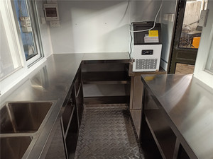 Camion de nourriture cuisine entièrement équipée Pizza d'<span class=keywords><strong>occasion</strong></span> équipée à vendre <span class=keywords><strong>achat</strong></span> de camion de nourriture carré - Product Image 4