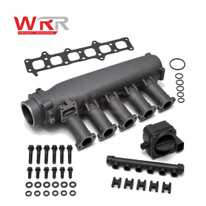 Collecteur d'admission en aluminium billette haute performance WRR pour BMW 335i 535i 135i N54 N55 B58 S55 avec kit rail de carburant - Product Image 4