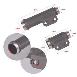 Accesorios para Linterna Táctica Modlite, Sistema MLOK, Versiones 18650 y 18350, Color Negro Arena, Corto y Largo, Fácil Instalación - Product Image 3