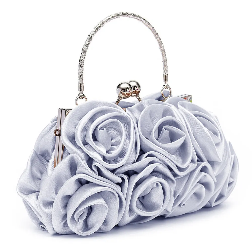 Fashion Flower Clutch Bag Women Wedding Elegant Handbag Purse Evening Clutches Party Wallet Lady Handbags