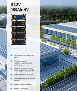 저렴한 가격 인기있는 Lifepo4 배터리 51.2V100Ah-Hv-25.6Kwh 태양 에너지 저장 시스템 탑재 배터리 팩 - Product Image 6