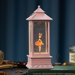 Nouvelle lanterne ballerine 2023, globe à neige lumineux, cadeaux pour enfants, globe à neige mignon pour filles avec musique, danseuse, boule de cristal, ornement de table - Product Image 3
