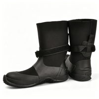 Bottes de plongée YONSUB Dry Suit 5 mm en néoprène premium, coupe haute, robustes, thermiques, imperméables et antidérapantes pour la plongée en eau froide.