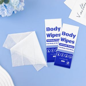Lingettes humides jetables populaires en non-tissé spunlace, emballées individuellement, rafraîchissantes, pour compagnies aériennes et restaurants, serviettes de visage humides - Product Image 3