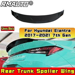 For Hyundai Elantra Rear <b>Trunk</b> Spoiler Wing Rear Roof Spoiler Roof Wing for Hyundai Elantra 2017-2021 7th Gen Car Accessories - Product Image 1
