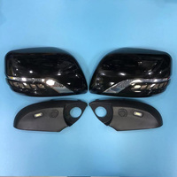 Kaca Spion Running Light untuk TOYOTA LAND CRUISER 200 Penutup Cermin LED dengan 2008 FJ200 Dasar-2015 Ditingkatkan Ke 2016 -- 2019
