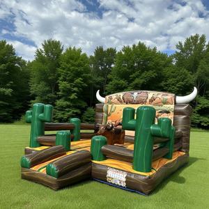 Touro Mecânico Inflável para Adultos, Máquina de Rodeio para Festas e Jogos, Controles de Touro Mecânico à Venda - Product Image 4