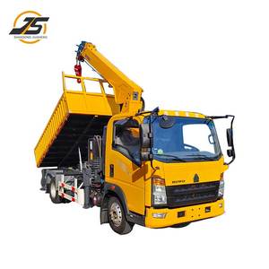Jiusheng Camion-grue 12 tonnes à flèche articulée, modèle chinois personnalisé, prix compétitif, pour la construction - Product Image 4